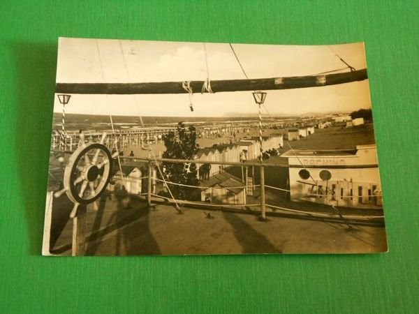 Cartolina Riccione - Spiaggia ( Particolare ) 1958