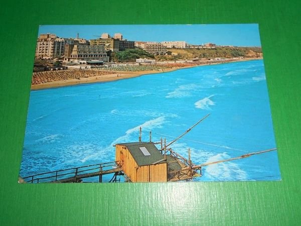 Cartolina Termoli - La spiaggia 1981