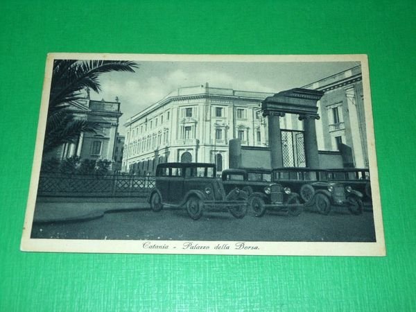 Cartolina Catania - Palazzo della Borsa 1937