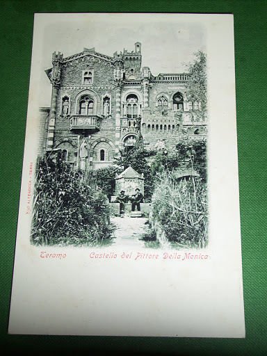 Cartolina Teramo - Castello del Pittore Della Monica 1900 ca.