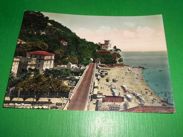 Cartolina Finale Ligure - Pia - Il Castelletto 1952