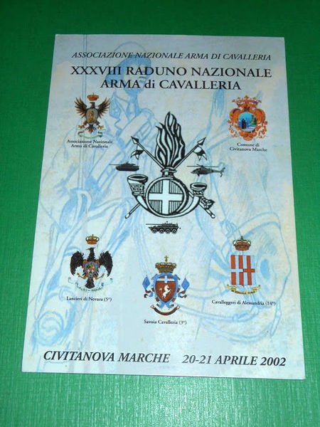 Cartolina Militaria - 38 Raduno Naz. dell' Arma di Cavalleria …