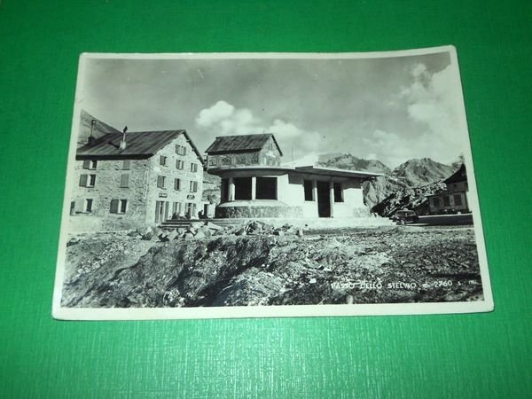 Cartolina Passo dello Stelvio - Particolare 1950.