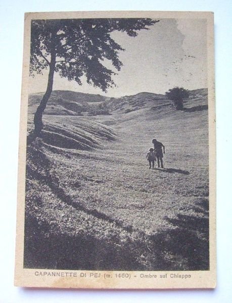 Cartolina Capannette di Pej ( Zerba ) - Veduta 1943