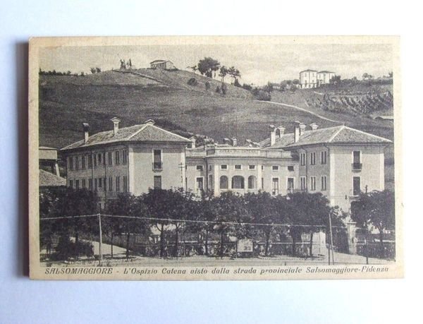 Cartolina Salsomaggiore - L' Ospizio Catena 1939