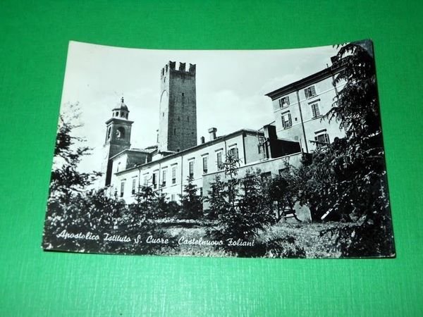 Cartolina Castelnuovo Fogliani - Apostolico Istituto S. Cuore 1953 | Immagine principale