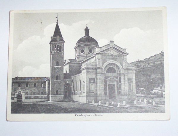 Cartolina Predappio - Il Duomo 1957