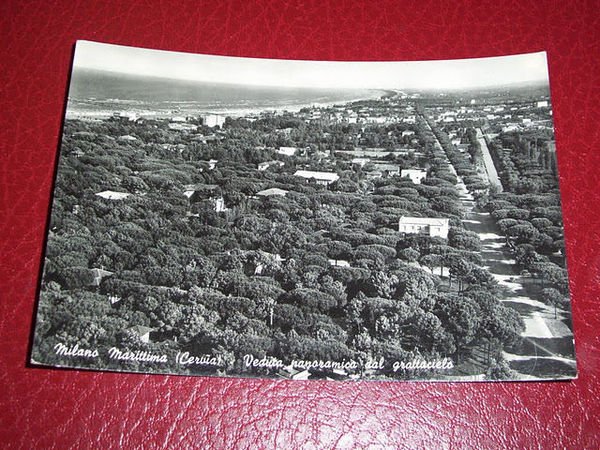 Cartolina Milano Marittima - Veduta panoramica 1958