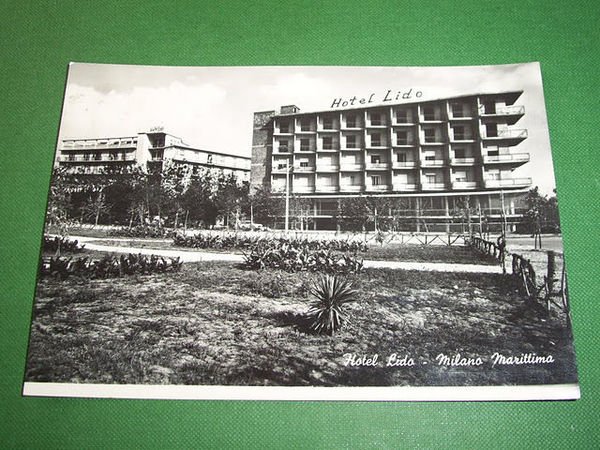 Cartolina Milano Marittima - Hotel Lido 1965