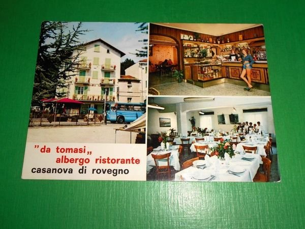 Cartolina Casanova di Rovegno ( Genova ) - Albergo Ristorante …