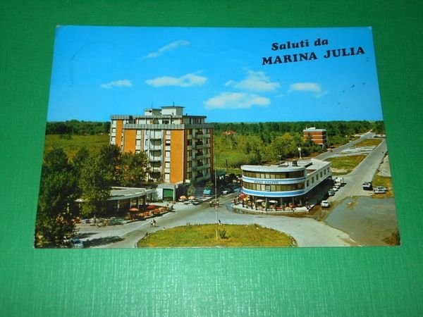Cartolina Saluti da Marina Julia ( Monfalcone ) - Scorcio …