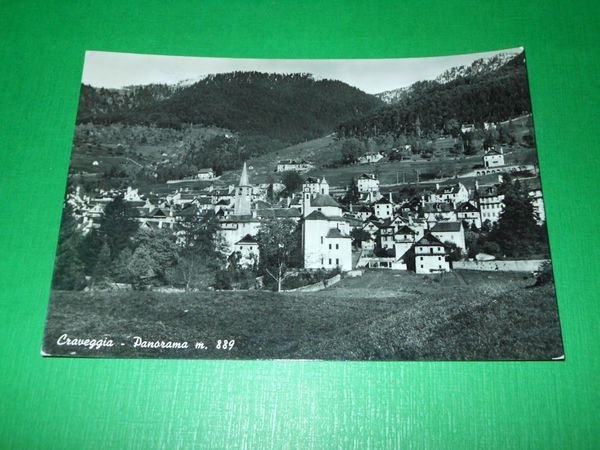Cartolina Craveggia - Panorama 1957