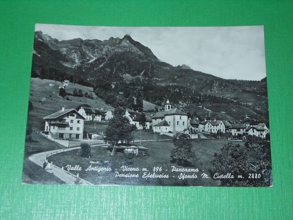 Cartolina Valle Antigorio - Viceno - Panorama - Pensione Edelweiss …