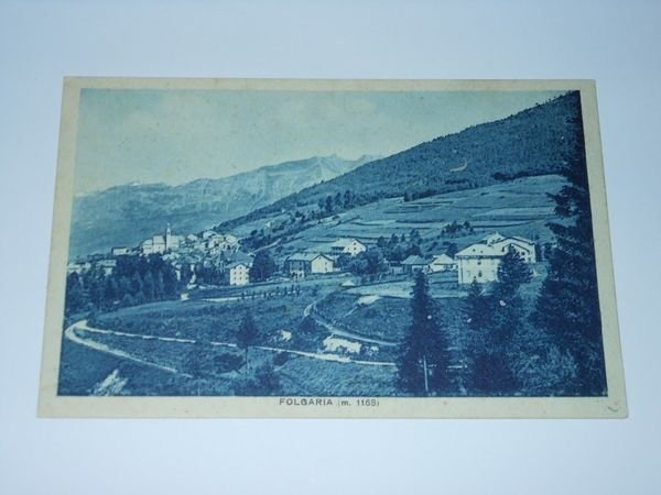 Cartolina Folgaria - Scorcio panoramico 1935 ca.
