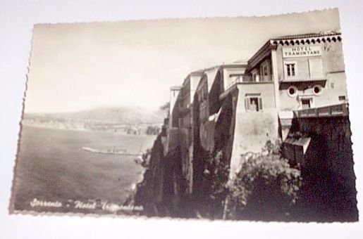 Foto Cartolina Sorrento - Hotel Tramontano - 1950 ca.