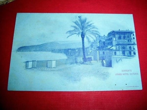 Cartolina Sorrento - Grand Hotel Victoria 1910 ca.