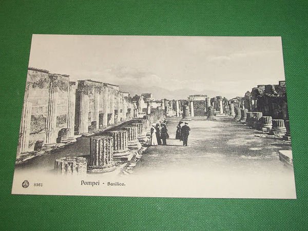 Cartolina Pompei - La Basilica 1910 ca.