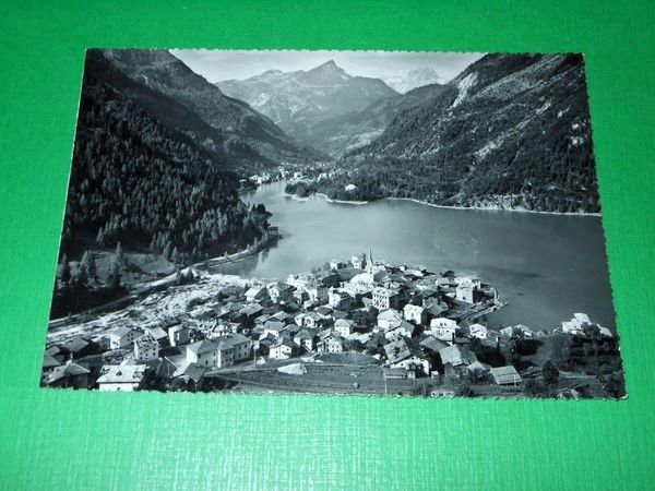 Cartolina Dolomiti - Panorama di Alleghe col suo lago e …