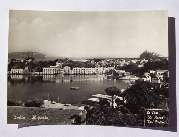 Cartolina Ischia - Il Porto 1950 ca.