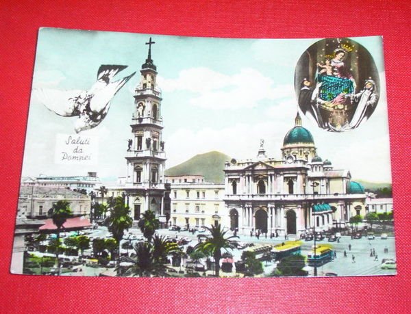 Cartolina Pompei - Veduta 1964