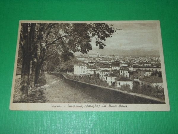Cartolina Vicenza - Panorama dal Monte Berico 1946.
