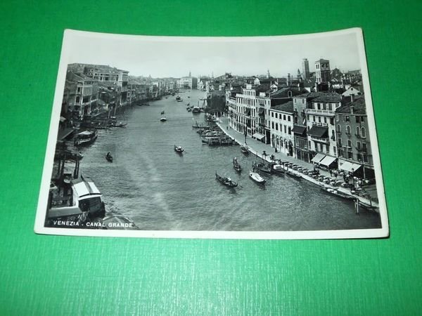 Cartolina Venezia - Canal Grande 1935 ca.