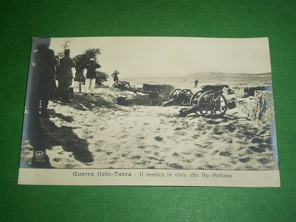 Cartolina Colonie Guerra Italo Turca - Il nemico in vista …