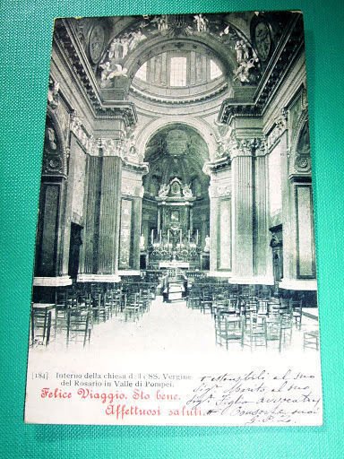Cartolina Interno Chiesa della SS. Vergine del Rosario in Valle …