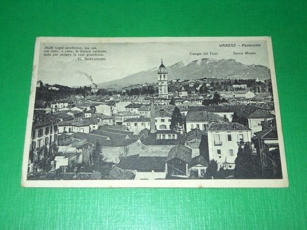 Cartolina Varese - Panorama 1935