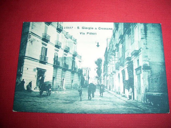 Cartolina San Giorgio a Cremano - Via Pitteri 1920 ca.