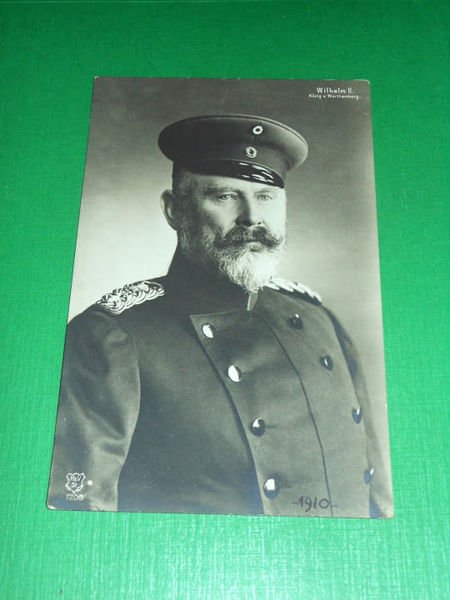 Cartolina Wilhelm II Konig v. Württemberg / Guglielmo II di …