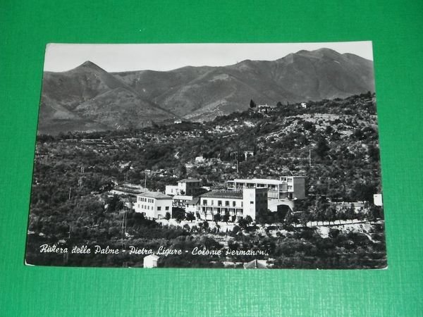 Cartolina Riviera delle Palme - Pietra Ligure - Colonie permanenti …