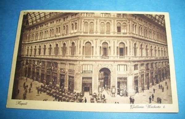 Cartolina Napoli - Galleria Umberto I 1930 ca.
