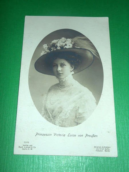 Cartolina Storia - Principessa Vittoria Luisa di Prussia 1910 ca.