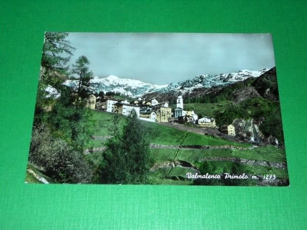 Cartolina Valmalenco Primolo - Panorama 1960.