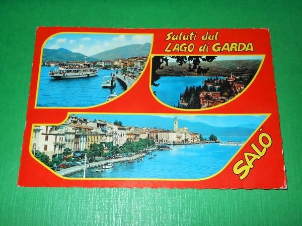 Cartolina Salò - Lago di Garda - Vedute diverse 1977