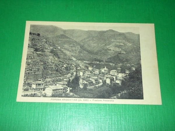 Cartolina Perosa Argentina - Frazione Pomaretto - Panorama 1943 | Immagine principale