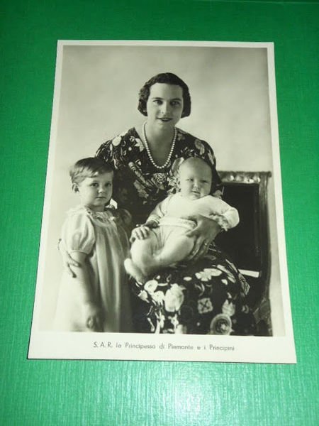 Cartolina Storia - S.A.R. la Principessa di Piemonte e i … | Immagine principale