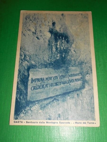 Cartolina Gaeta - Santuario della Montagna Spaccata - Mano del … | Immagine principale