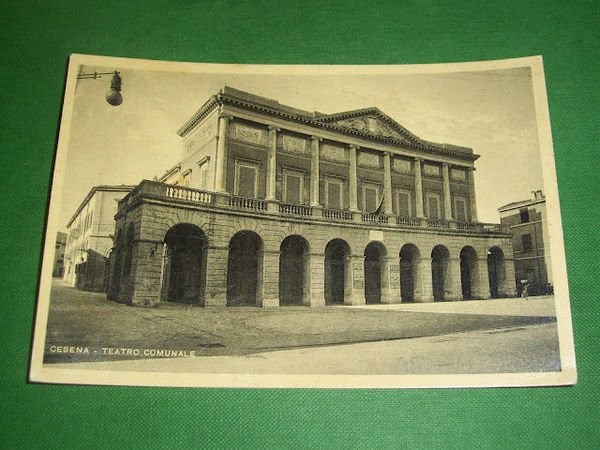 Cartolina Cesena - Teatro Comunale 1940 | Immagine principale