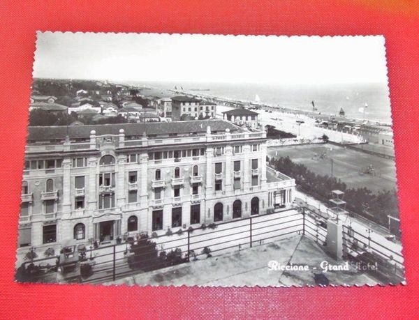 Cartolina Riccione - Grand Hotel 1950 ca | Immagine principale