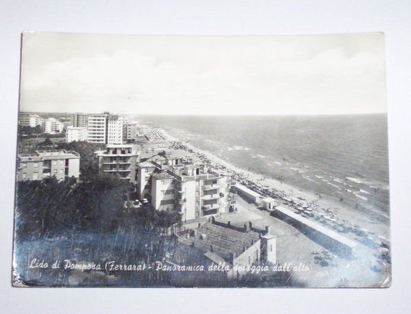 Cartolina Lido di Pomposa - Panorama della spiaggia '68