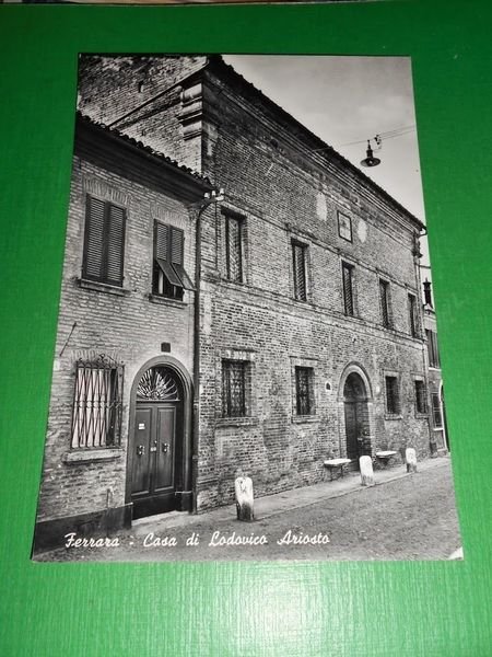 Cartolina Ferrara - Casa di Lodovico Ariosto 1955 ca | Immagine principale