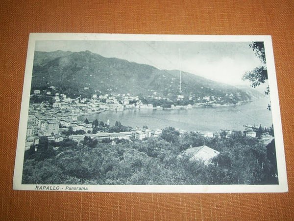 Cartolina Rapallo - Panorama 1940.
