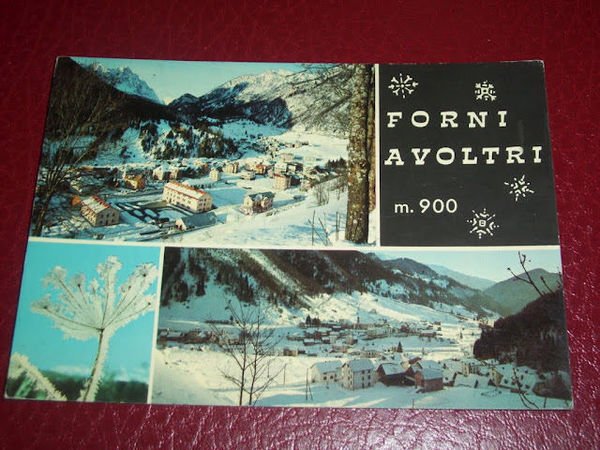 Cartolina Forni Avoltri ( Udine ) - Scorcio panoramico 1973.