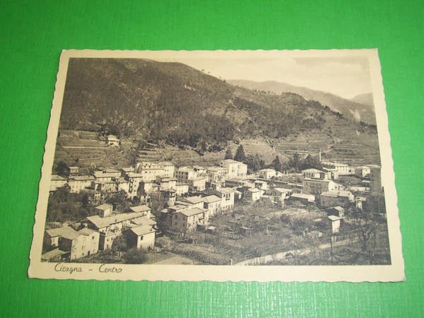 Cartolina Cicagna - Centro 1940 ca