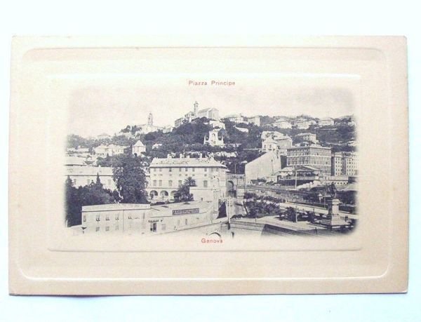 Cartolina Genova - Piazza Principe 1910 ca.
