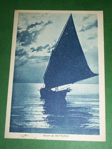 Cartolina Saluti da Nettunia 1942.