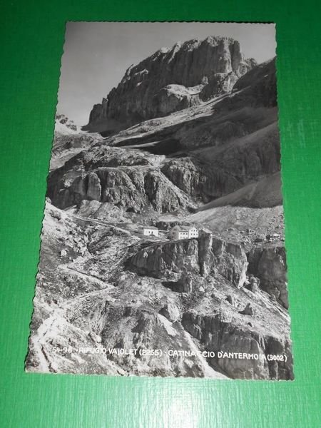 Cartolina Rifugio Vajolet - Catinaccio D'Antermoia 1940 ca