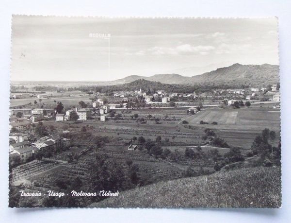 Cartolina Travesio - Usago - Molevana - Panorama 1961.